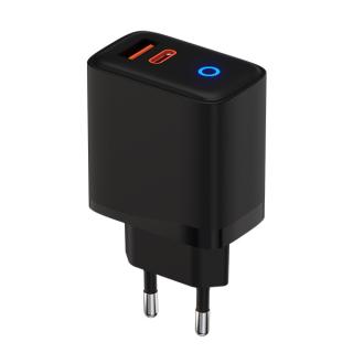 30W Dual Port Charger with LED Indicator 